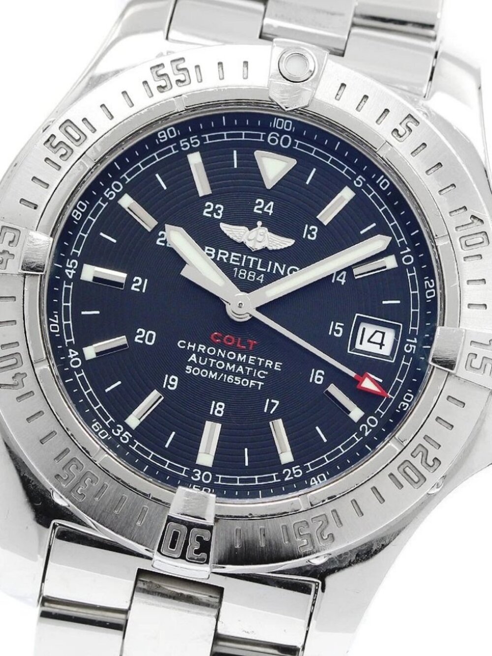 BREITLING Colt A17380 Date Black Dial Automatic Men's Watch_965213